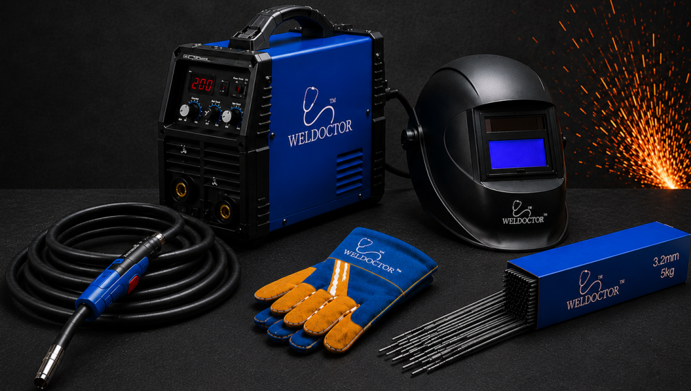 Industrial welding equipment and workshop supplies