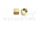 Only Nut for Bull Nose for CO2 Regulator (Brass)(W-22)