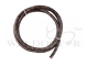 Rubber Hose Overbraided Black/Red 9x13 (100M/coil)