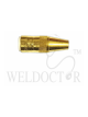 Small Centre Fire Nozzle,9.5 mm,Brass-Recess - 3.2mm Ext