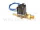 Solenoid Valve with Fittings DC 24V, Brass Body PN-Feeder Type (1x8"x9/16"+1/8"xD8.0 mm)