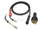 MIG Torch 400A - 360A, 4M,Rear-Euro Type (Front end Fittings - Bernard type)