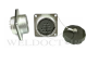 Steel Connector - 12 Pin Female Receptacle Socket -Dia 28 mm