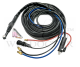 TIG Torch WP18-25' -Three Pc Cable with Rubber Sheath,Control Wire,Switch & Accessory Kit (Using CP-M-18B-7/8 LH,AP-14M-SC)