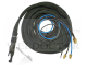 TIG Torch WP20-25'-Three Pc Cable with Control Wire & Switch (W/O RS) (Standard with CC-4-25)