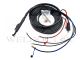 TIG Torch WP-20F-25'-Three Pc Cable with Rubber Sheath (Using - CP-M-18B-3/8 , Water In/Out - QDC-M-5, Gas In - QDC-M-LN-5)