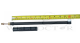 Torch Body WP-24, Air Cooled Type , Rubber material , Screw thread Type with Handle , 300 mm Long Neck