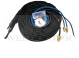 TIG Torch WP24W-25'-Three Pc Cable without Rubber Sheath,Control Wire & Switch with CC-4-22