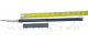 Torch Body WP-24FW, Flexible Water Cooled Type , Rubber material , Screw thread Type with Handle , 300 mm Long Neck