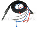 TIG Torch WP25-25'-Three Pc Cable with Rubber Sheath,Control Wire & Switch (CP-M-18-3-8,CC-3-10,QDC-M-5)