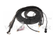 TIG Torch 26-25'-Single Pc Rubber Cable with Rubber Sheath,Control Wire & Switch (PC-3/8 RH F,Fitted with CP-M-18B-3/8,GHNN-ES-10-5,AP-2M-SC)