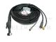 TIG Torch 26-25'-Two Pc Cable with Rubber Sheath,Control Wire & Switch (Gas Fitting GHNN-18,BS-2F-S,CPM-10/25)
