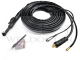 TIG Torch 26-25'-Two Pc Cable with Rubber Sheath,Control Wire & Switch ​​​​​​​(GHNN-10-5,CPM-35/50,ZP-2M)
