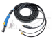 TIG Torch 26-25'-Two Pc Cable with Rubber Sheath,Control Wire & Switch (Using FH-26-T3,GHNN-18,CPM-50/70,BS-2F-S)