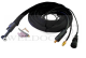TIG Torch 26-25'-Two Pc Cable without Rubber Sheath,Control Wire & Switch (With CC-4-22+CPM-50/70+AP-14M-SC)