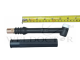 Torch Body WP-26F, Air Cooled Type , Rubber material , Push Type with Handle , 130 mm Long Neck