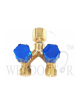 Y-Connector - Oxygen Type (Inlet 3/8 F RH - Outlet 3/8 M RH)