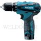 MAKITA 10.8V 2X1.3AH LI-ION 10MM (3/8") DRIVER DRILL, DF330DWE