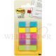 3M POST-IT FLAG BRIGHT CLEAR (5COL X 20SHT) 0.47"X1.7" 683-5CB