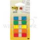 3M POST-IT FLAG SMALL CLEAR (5COL X 20SHT) 0.47"X1.7" 683-5CF