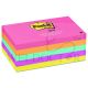 3M POST-IT CAPE TOWN COLLECTION NOTES CUBE 3"X5" (5PAD/PKT) 655-5PK