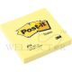 3M POST-IT CANARY YELLOW NOTES 3"X3" (100'S/PAD) 654