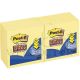 3M POST-IT SUPER STICKY POP UP YELLOW NOTES 3"X3" (90'S/PAD) R330-12SSCY