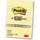 3M POST-IT SUPER STICKY YELLOW LINED 4"X6" (90'S/PAD) 660S-1