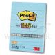 3M POST-IT SUPER STICKY BLUE LINED 4"X6" (90'S/PAD) 660S-2