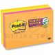 3M POST-IT SUPER STICKY AST COLOUR NOTES 6"X4" (45'S/PAD) 6445-SSP