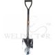 SHOVEL POINTED STAINLESS STEEL LONG HANDLE 730