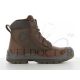 SAFETY JOGGER SHOE RUSH (WITH ZIPPER), BROWN [S3]