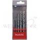 MAKITA MASNORY DRILL BIT SET - 5PCS D05175