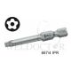 WERA TORX PLUS W/BORE HOLE POWER BIT 1/4"X9MM DR