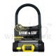 SL BICYCLE UV SILICON COMBINATION U-LOCK (153 X 245MM) SL-6040