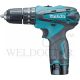 MAKITA 10.8V 2X1.3AH LI-ION 10MM (3/8") HAMMER DRIVER DRILL, HP330DWE