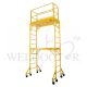 LOUISON® MOBILE TOWER SCAFFOLD 12'HX6'WX2.5'D,454KG LOAD, ANSI STD LSD-602