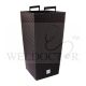 PROSPERPLAST RATO SQUARE BASKET WEAVE POT 325X325X610MM