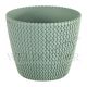 PROSPERPLAST SPLOFY ROUND BASKET WAVE POT 157X132MM