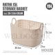 HOUZE RATHA 15L STORAGE BASKET SB-1556-CREAM