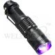 ULTRA VIOLET UV FLASHLIGHT BLACK 395NM