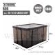 HOUZE 100L STRONG BOX SB-1424-SMOKE GREY