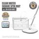 HOUZE THE CLEAN WATER SQUARE SPIN MOP CN-4503-GREY