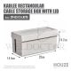 HOUZE KABLEE RECTANGULAR CABLE STORAGE BOX WITH LID DY-8512-LATTE