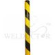 HORME HALF ROUND CORNER PROTECTOR SL9204- BLACK/YELLOW 1 METRE