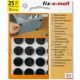 FIX-O-MOLL ANTI SLIDE PAD BLACK DIA.15MM - FM58-08