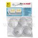 FIX-O-MOLL FURNITURE COASTERS CLEAR DIA.50MM - FM910