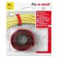FIX-O-MOLL TOUCH FASTENING STRIP,RED 60CMX20MM - FM27