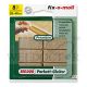 FIX-O-MOLL BIG DUO PARQUET GLIDERS SELF ADHESIVE 20X40MM - FM3566064