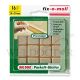 FIX-O-MOLL BIG DUO PARQUET GLIDERS SELF ADHESIVE 20X20MM - FM7062016